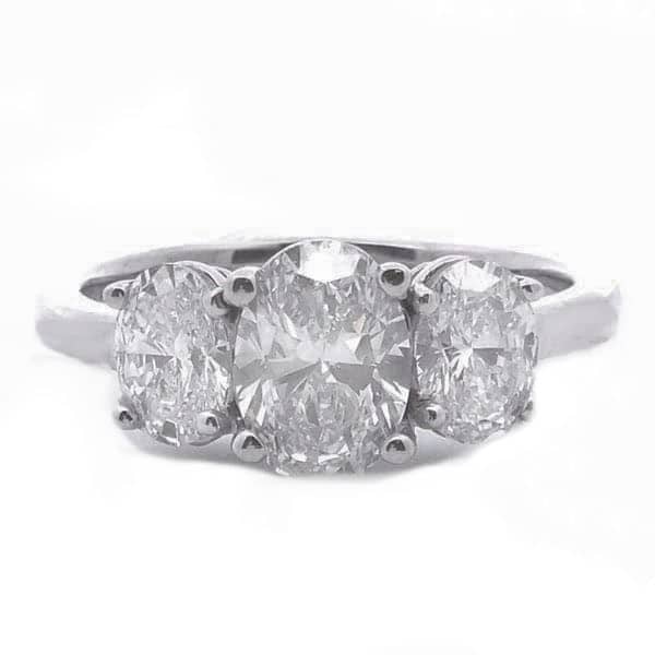 2ct Lab Grown Diamond 3-Stone Ring