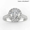 Center of My World - Lab-Grown 1 Carat Diamond Engagement Ring
