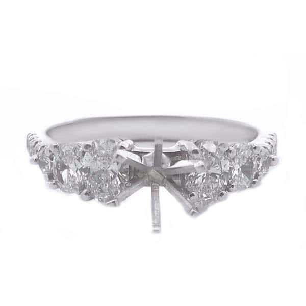 1ct Lab Oval Semi Mount