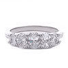 1 1/3ct Lab Oval 5-Stone Ring