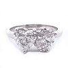 3ct Certified 2-Stone Heart & Oval Lab Diamond Ring in 14K