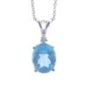 3ct Diamond & Topaz Pendant