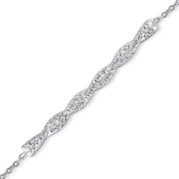 Diamond Twists Love Bracelet