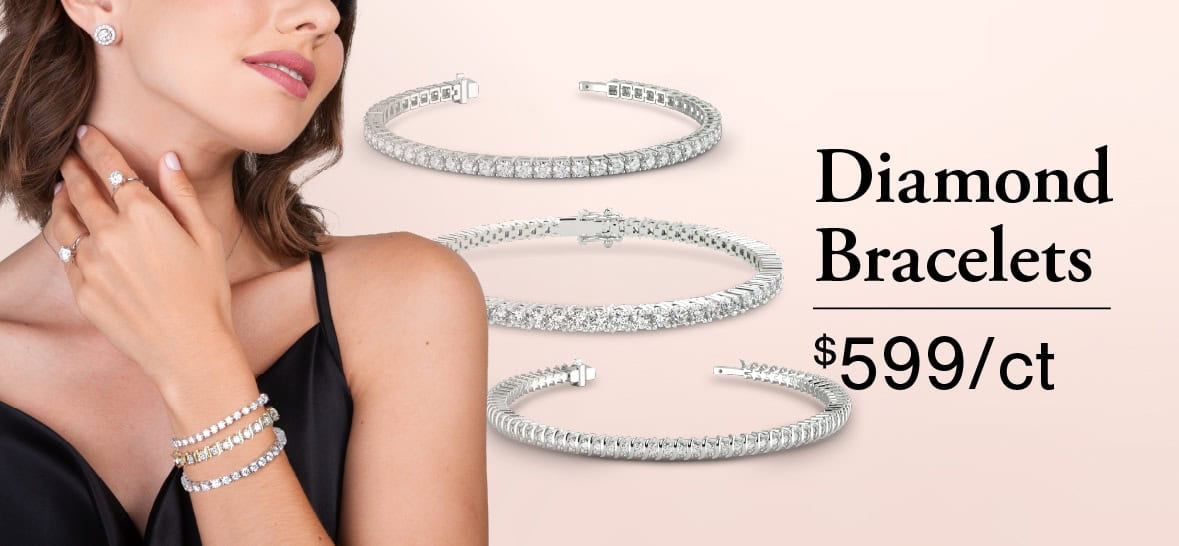 2 1/2ct Diamond Tennis Bracelet S-Link Style 14K Gold