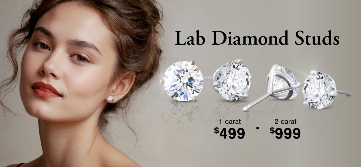 ⅓ct Lab Grown Diamond Studs