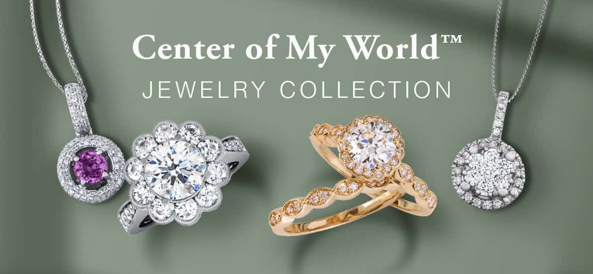 Center of My World - 1 Carat Pink Sapphire Pendant in 14k Gold