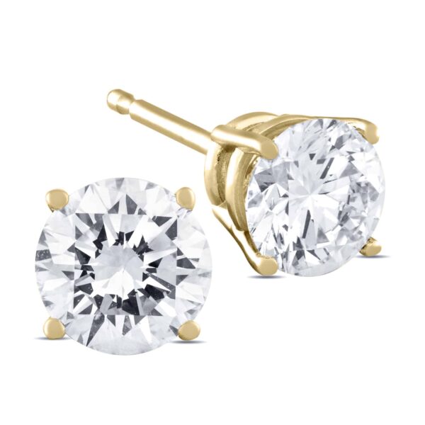 1 carat diamond studs