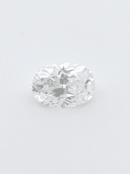 0.27 carat oval gia natural diamond d si1 good symmetry, very good polish.