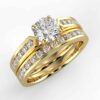 1/2 carat diamond wedding semi mount set