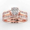 1/2 carat diamond wedding semi mount set