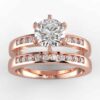 5/8 carat diamond wedding semi mount set