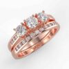 1 carat diamond bridal set *with center diamond*
