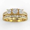 1 carat diamond bridal set *with center diamond*