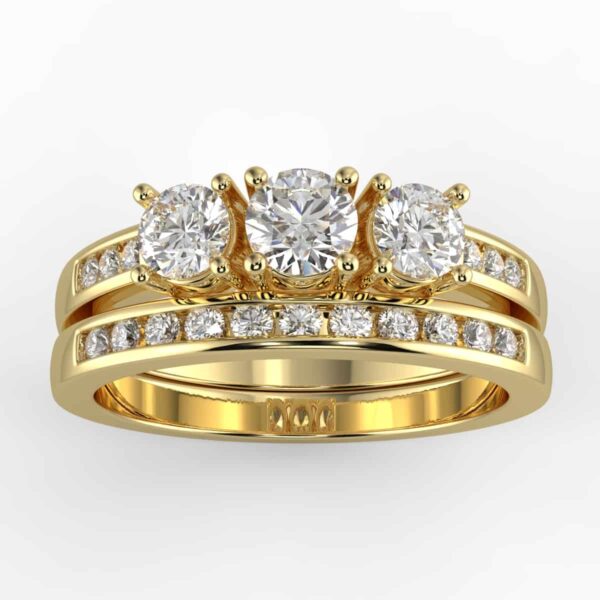 1 carat diamond bridal set *with center diamond*