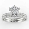 5/8 carat diamond bridal semi mount set