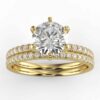 5/8 carat diamond bridal semi mount set