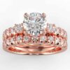 3/4 carat diamond bridal semi mount set