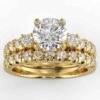 3/4 carat diamond bridal semi mount set
