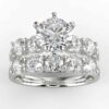 1 1/3 carat diamond wedding semi mount set