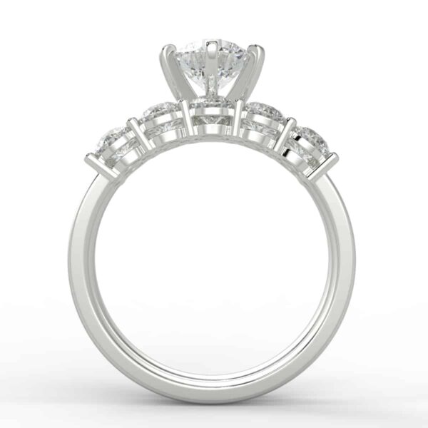 1 1/3 carat diamond wedding semi mount set