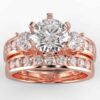 1/2 carat diamond wedding semi mount set