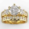1/2 carat diamond wedding semi mount set