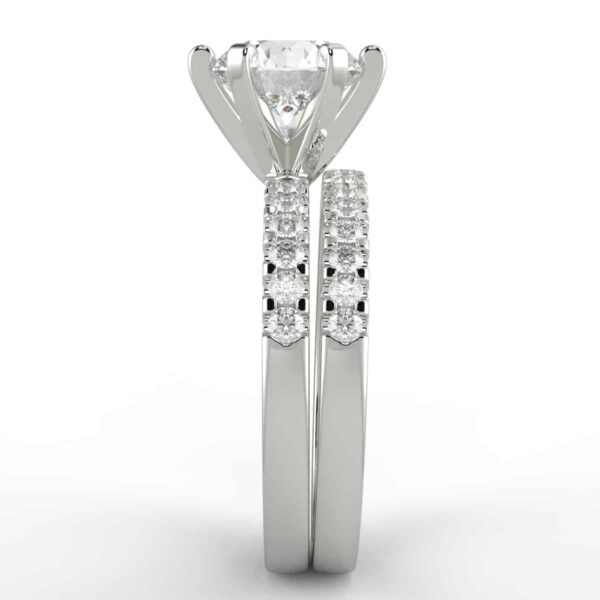 3/4 carat diamond wedding semi mount set