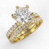 3/4 carat diamond wedding semi mount set