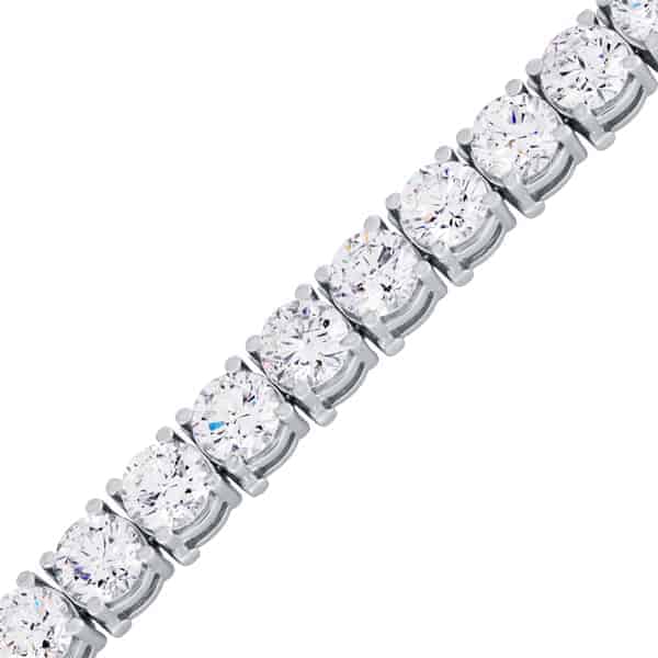 lab grown diamond tennis bracelet (26 ct)