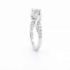 1/3 carat 3 stone diamond ring mount