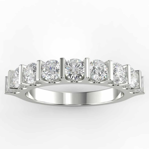 1ct diamond anniversary band
