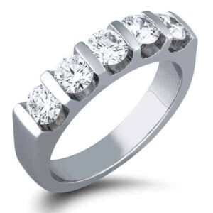 1ct diamond anniversary ring