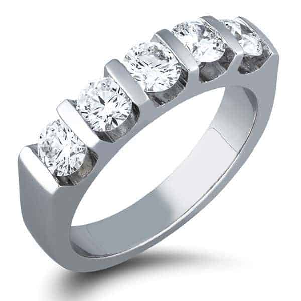1ct diamond anniversary ring