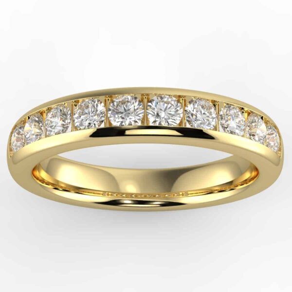 3/4 carat diamond anniversary band