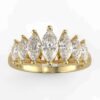 1ct 7 stone marquise diamond ring