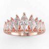 1ct marquise diamond ladies' 9 stone ring