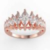 1 1/4ct marquise graduating anniversary band in 14k gold