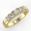 1/2ct 5 stone diamond anniversary ring