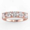 5/8 carat diamond anniversary ring in your choice of metal.