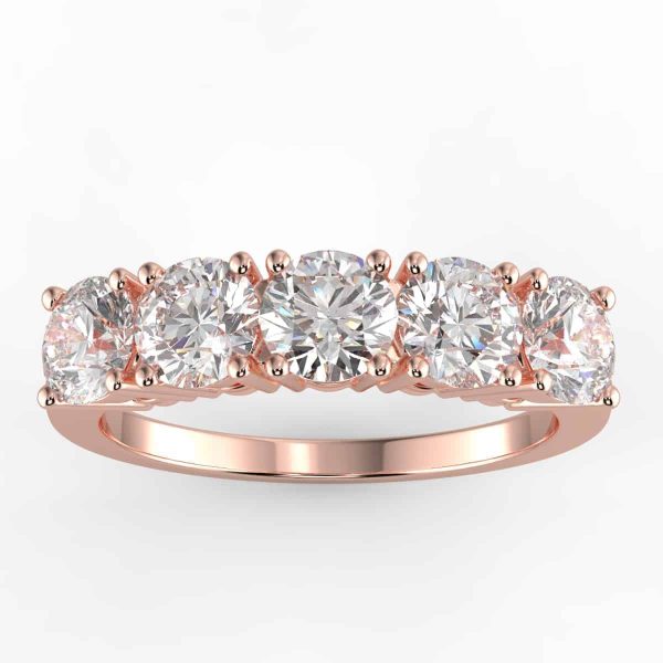 5/8 carat diamond anniversary ring in your choice of metal.
