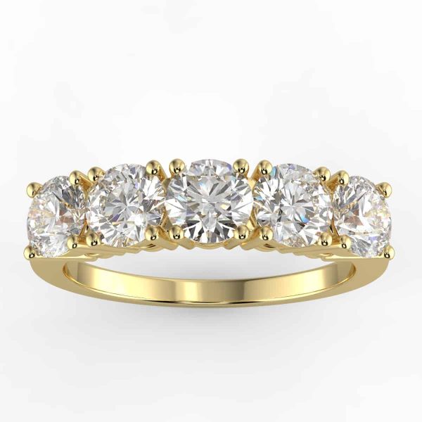 5/8 carat diamond anniversary ring in your choice of metal.