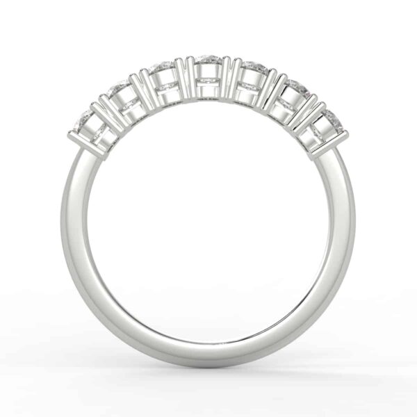 3/4ct 7 stone round diamond anniversary band