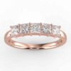 princess diamond anniversary ring