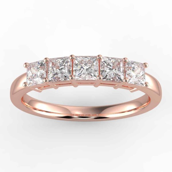 princess diamond anniversary ring