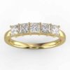 princess diamond anniversary ring