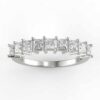 3/4ct 9 stone princess diamond anniversary ring