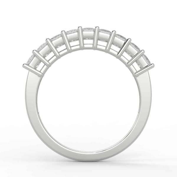 3/4ct 9 stone princess diamond anniversary ring