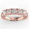 3/4 carat diamond anniversary ring in your choice of metal.