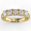 3/4 carat diamond anniversary ring in your choice of metal.