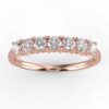 1ct 5 stone diamond anniversary ring